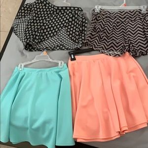 Bundle of soft short & skirts